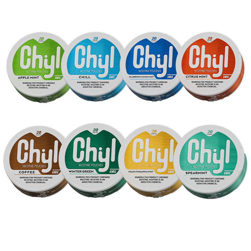 CHIYL Nicotine Pouches | 3mg & 6mg | 50 Count Display | Assorted Flavors product image