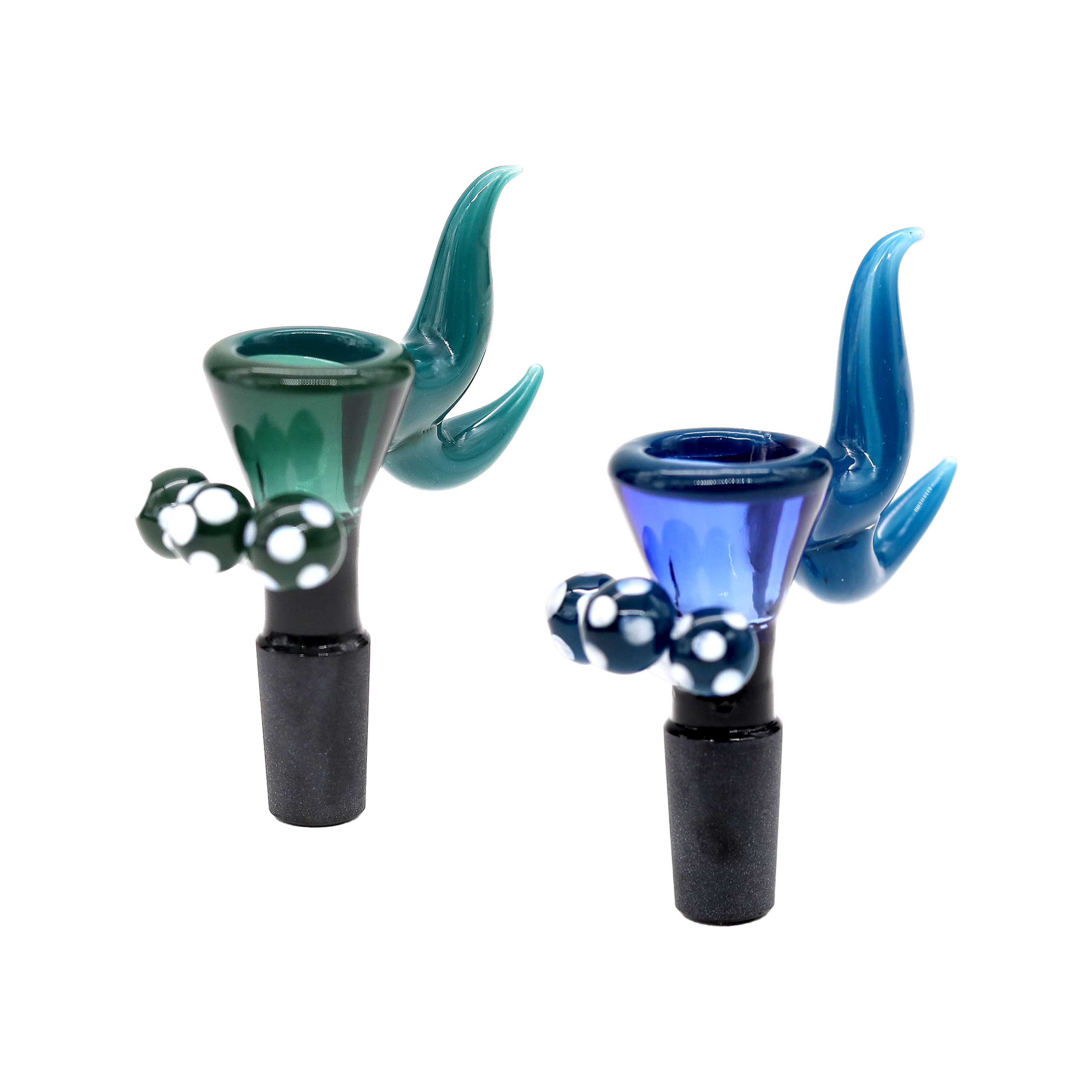 Cignature Mushroom Bowl With Horn (FGB795) | 14mm | Assorted Colors product image