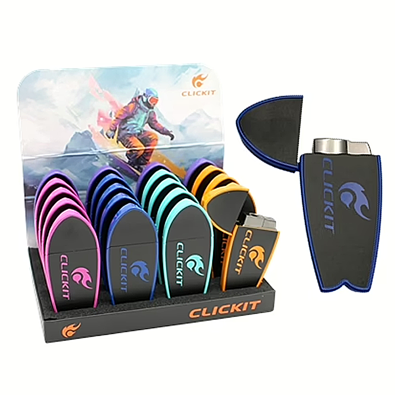 Clickit Snow Board Torch Lighters (GH-5249) | 20 Count Display product image