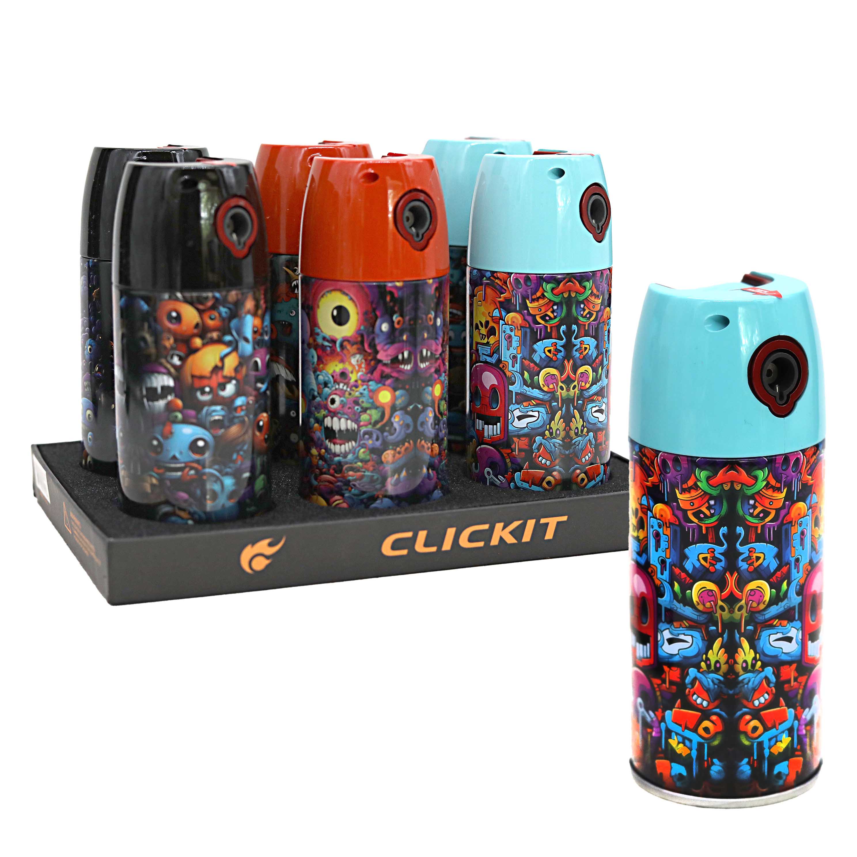 Clikit Spray Can Torch | 6 Count Display  product image