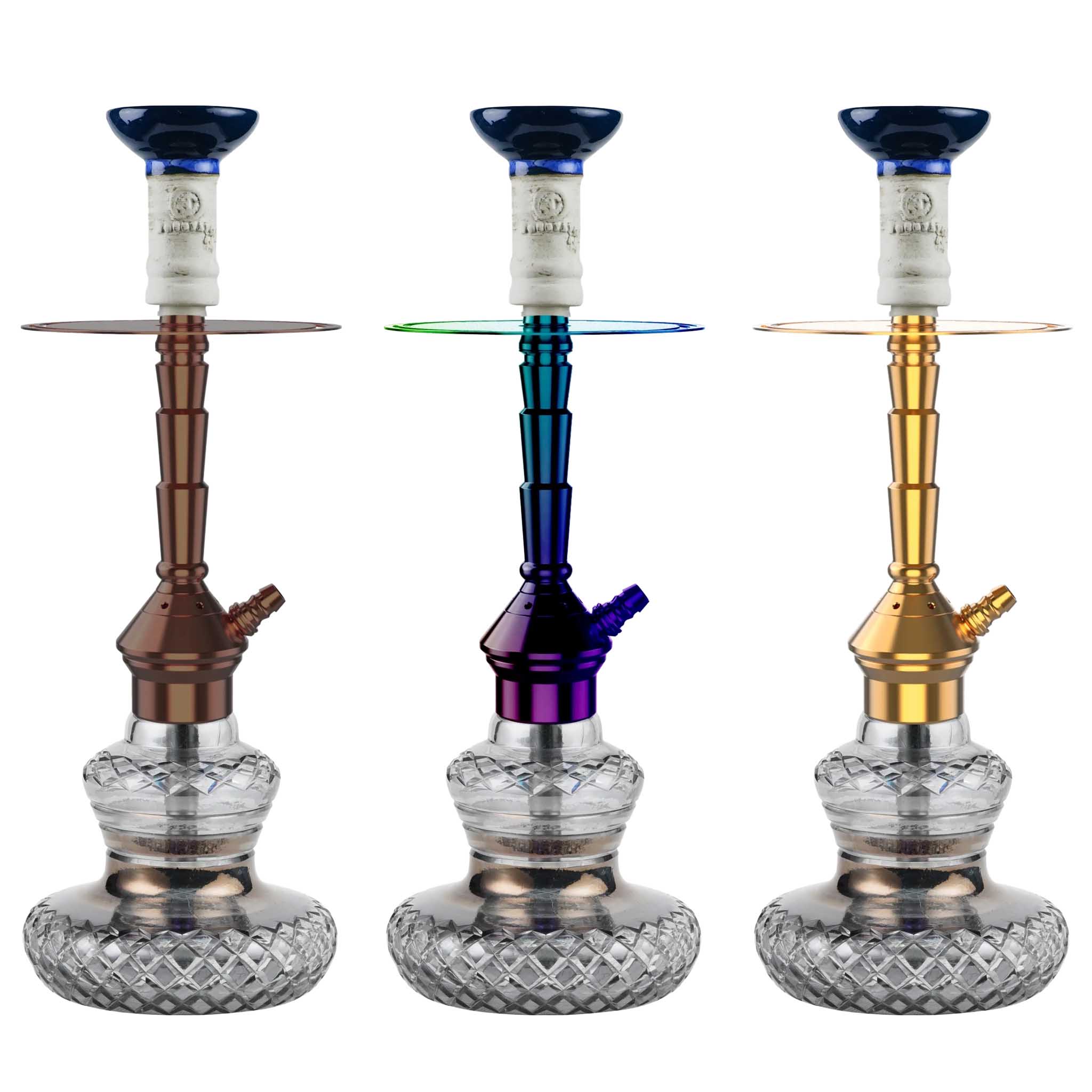 Cocoyaya JIZA One Hose Hookah | 14 inch | Assorted Colors product image