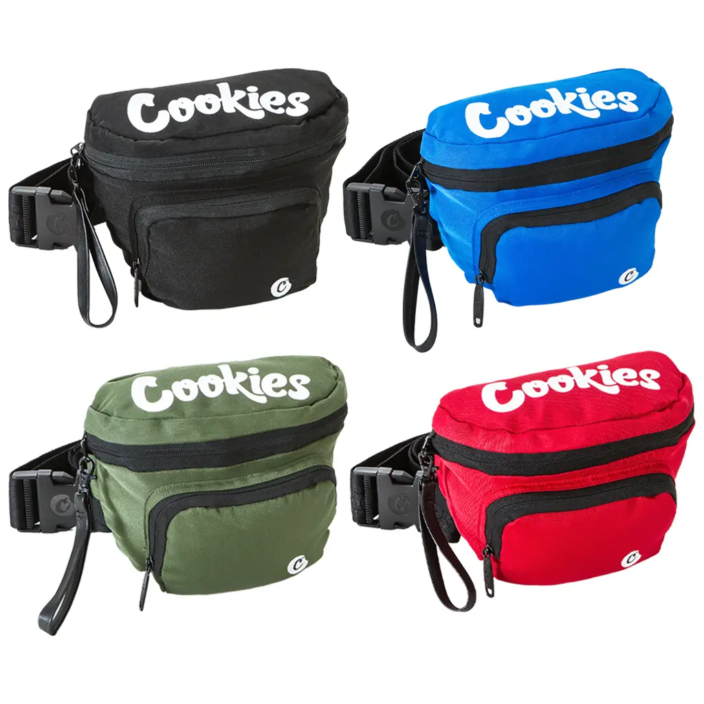 Cookies Smell Proof Environmental Nylon Fanny Pack (1560A216) | Assorted Colors product image
