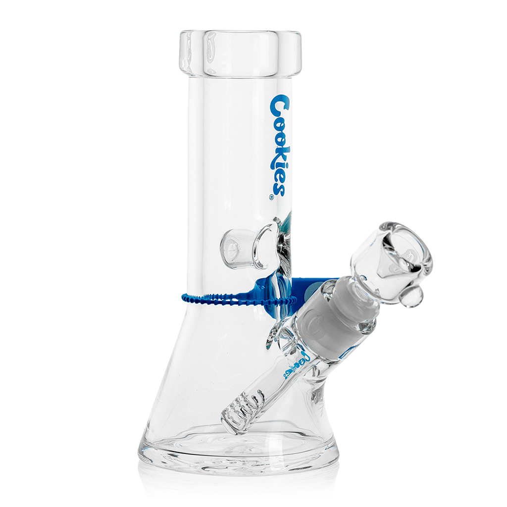 Cookies Mighty Mini Clear Beaker Waterpipe Set (CKW-011) | 8 inches product image