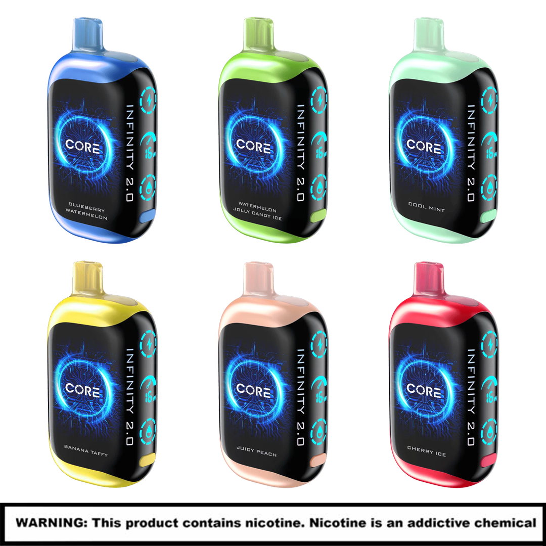 Core Infinity 2.0 Disposables | 5% Nicotine | 30000 Puffs | 5 Count Display product image