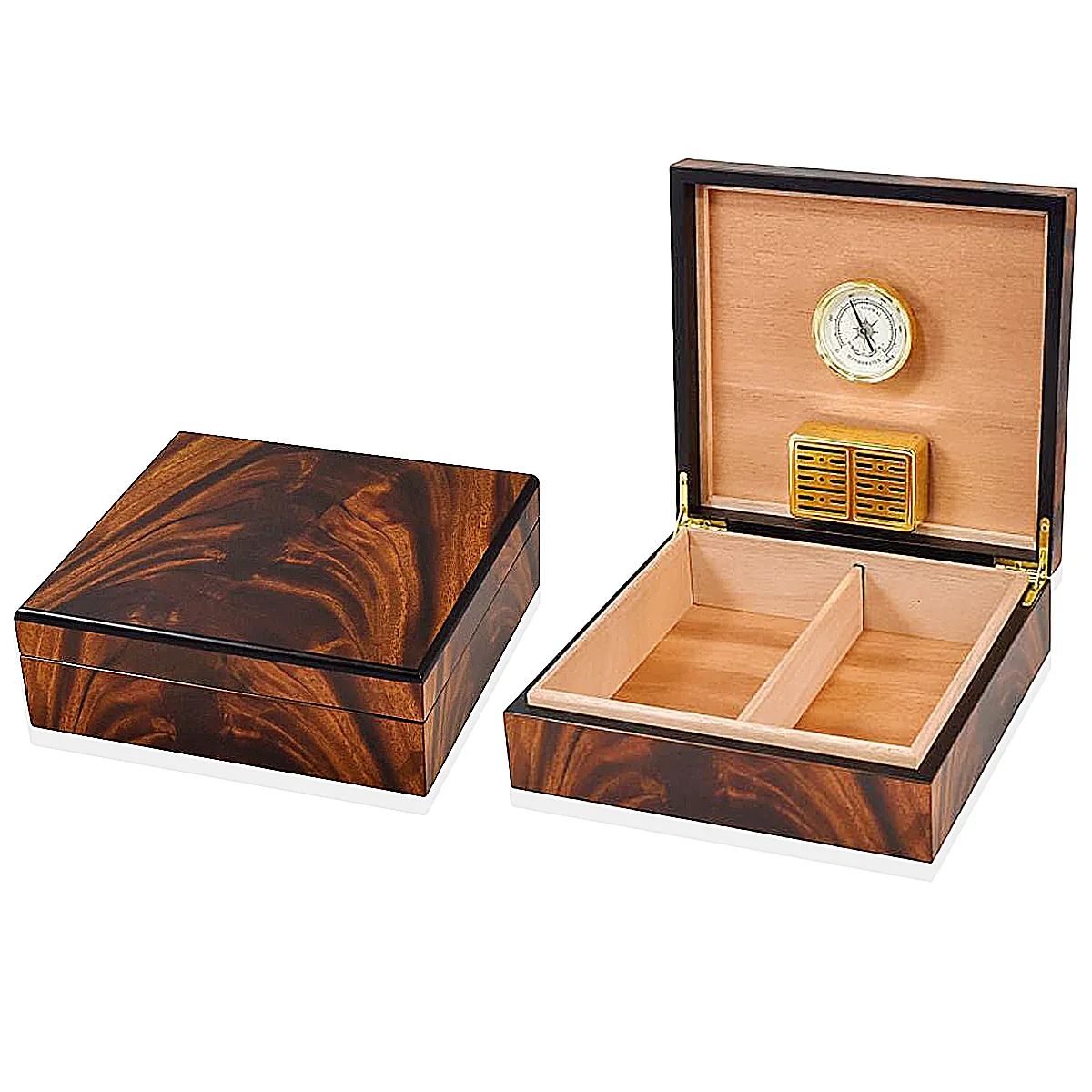 Craftsman's Bench GLENWOOD Humidor Wooden Display | Holds 25 Cigars product image