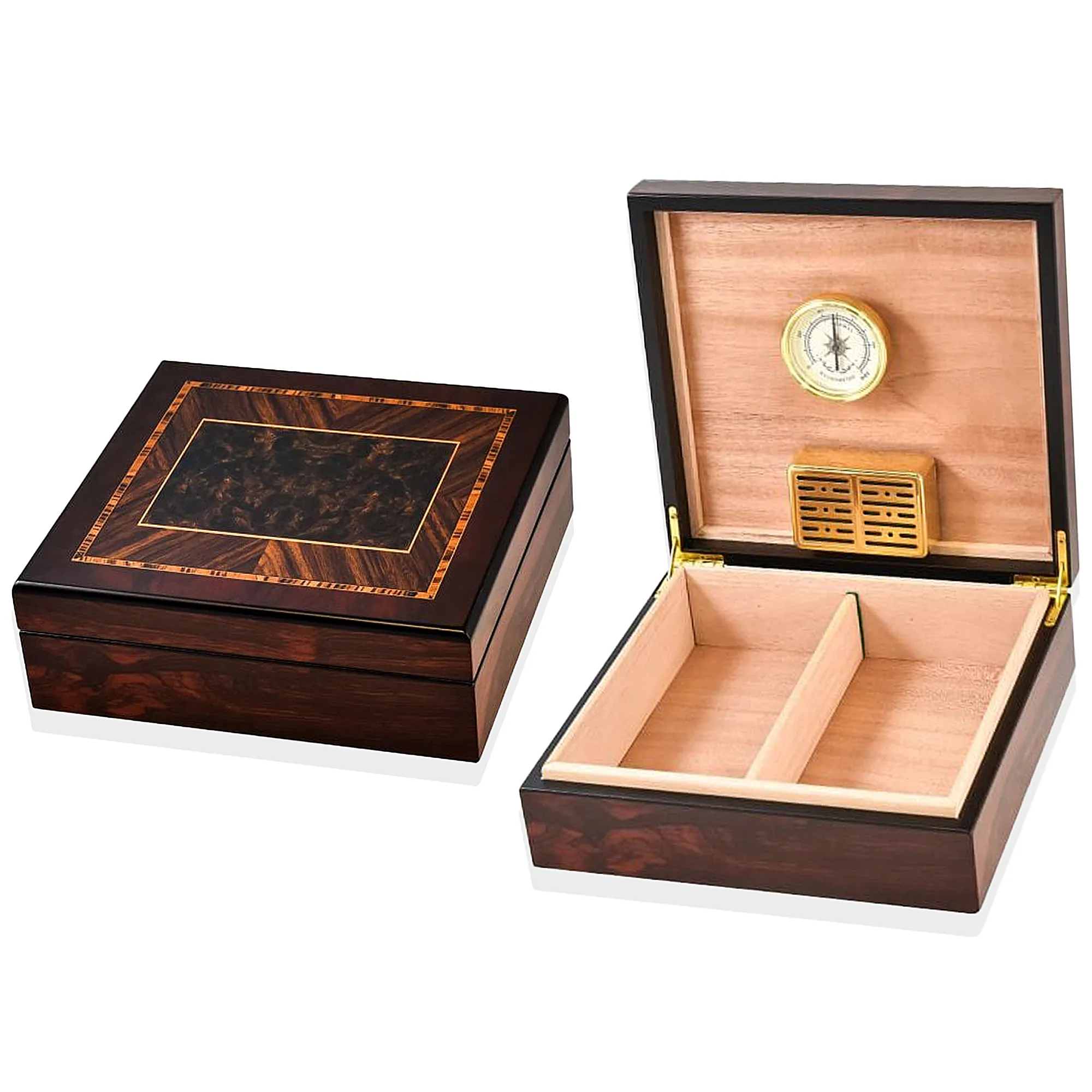 Craftsman's Bench LA SALLE Humidor Wooden Display | Holds 25 Cigars product image