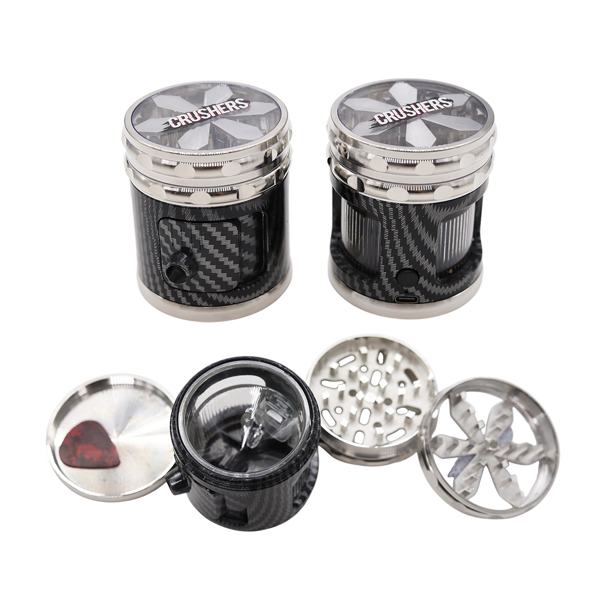 Crushers Oxide Finish See Through 4 Part Grinder (GR907) | Assorted Colors product image
