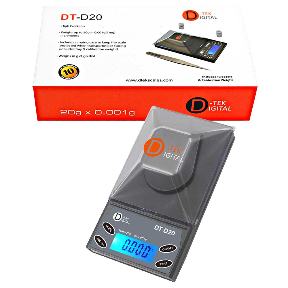 D-tek Digital Jewelry Scale (DT-D30) | 30x0.001 Gram | Black product image