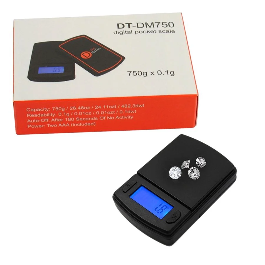 D-tek Digital Pocket Scale (DT-DM750) | 750x0.1 Grams product image