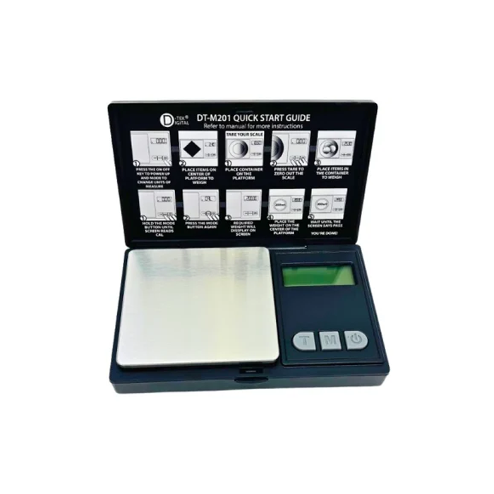 D-tek Digital Pocket Scale (DT-M201) | 200x0.01g | Black product image