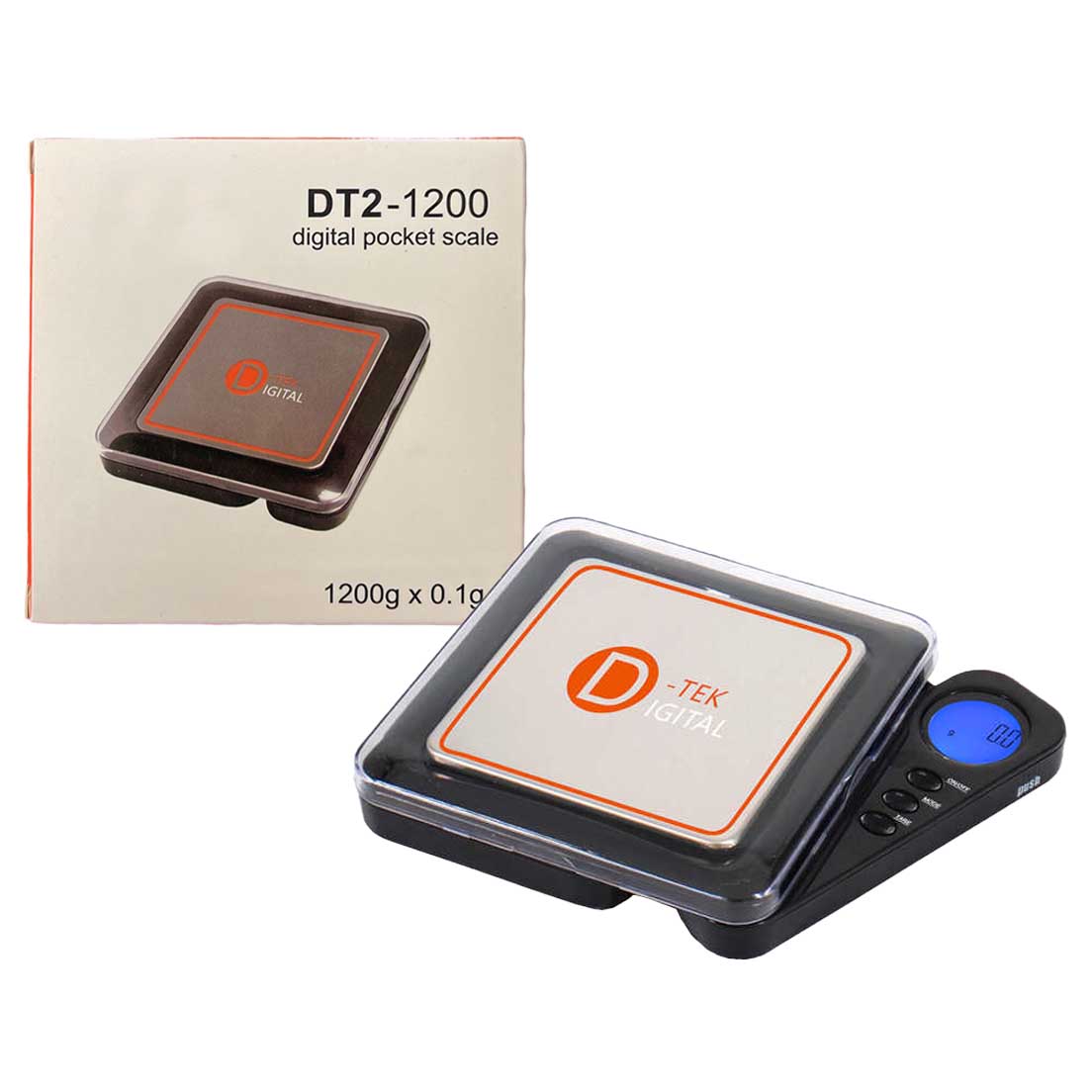 D-tek Digital Pocket Scale (DT2-1200) | 1200x0.1 Grams product image