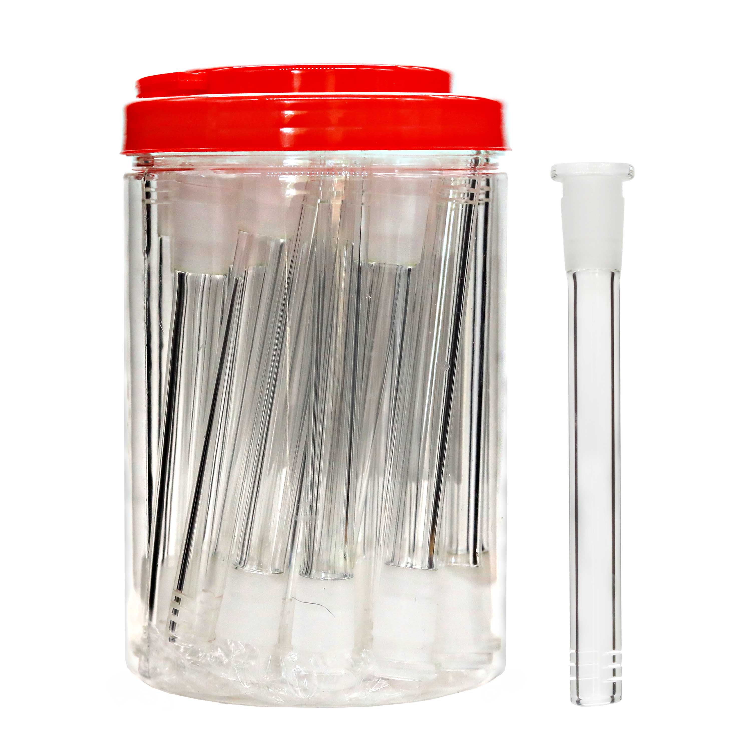 Apex 14mm Clear Male Downstem (DSL50) | 5 inch | 25 Count Display product image