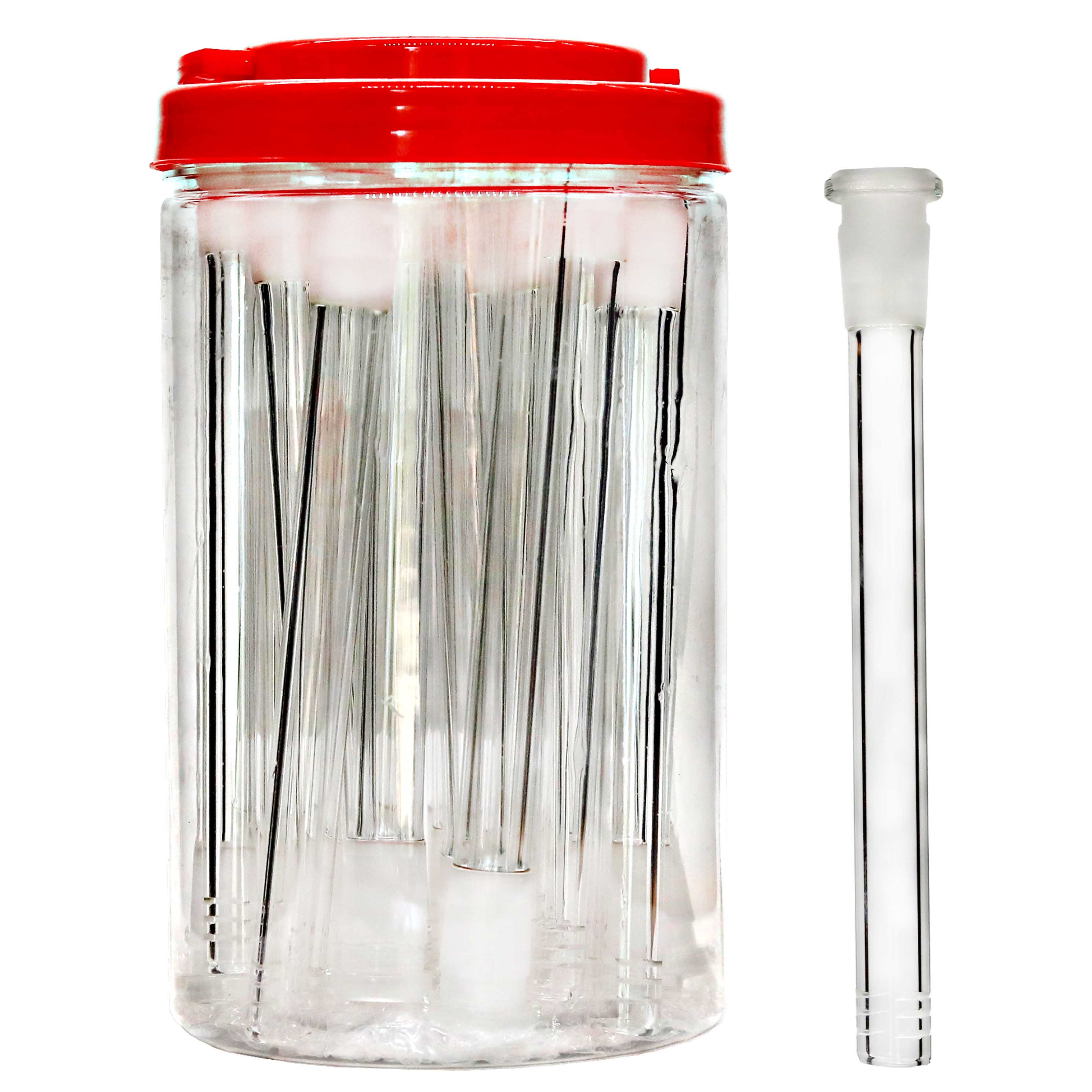 Apex 14mm Clear Male Downstem (DSL60) | 6 inch | 25 Count Display product image