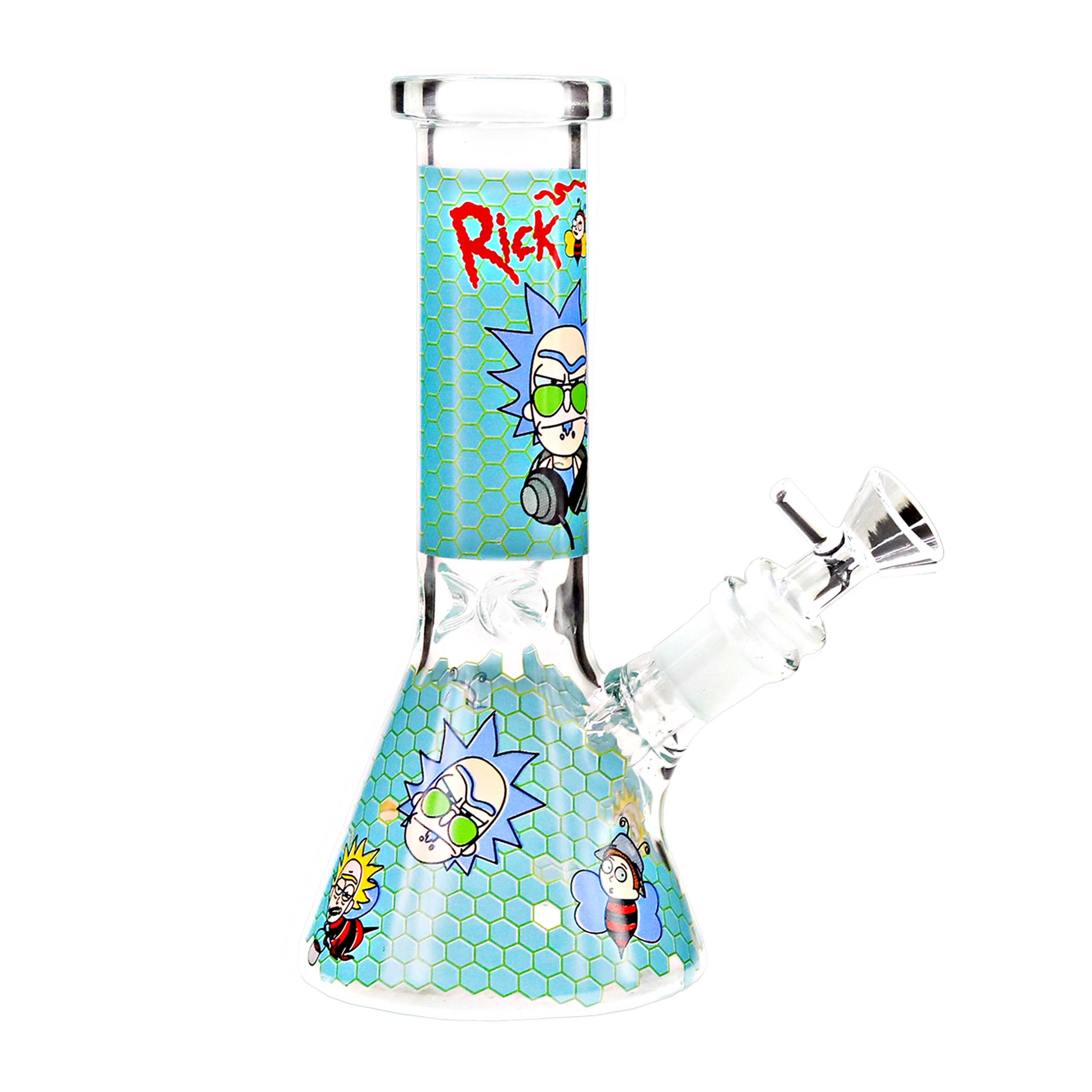 R&M design Honeycomb Beaker Waterpipe (DY-438) | 7 inch | Assorted Colors product image