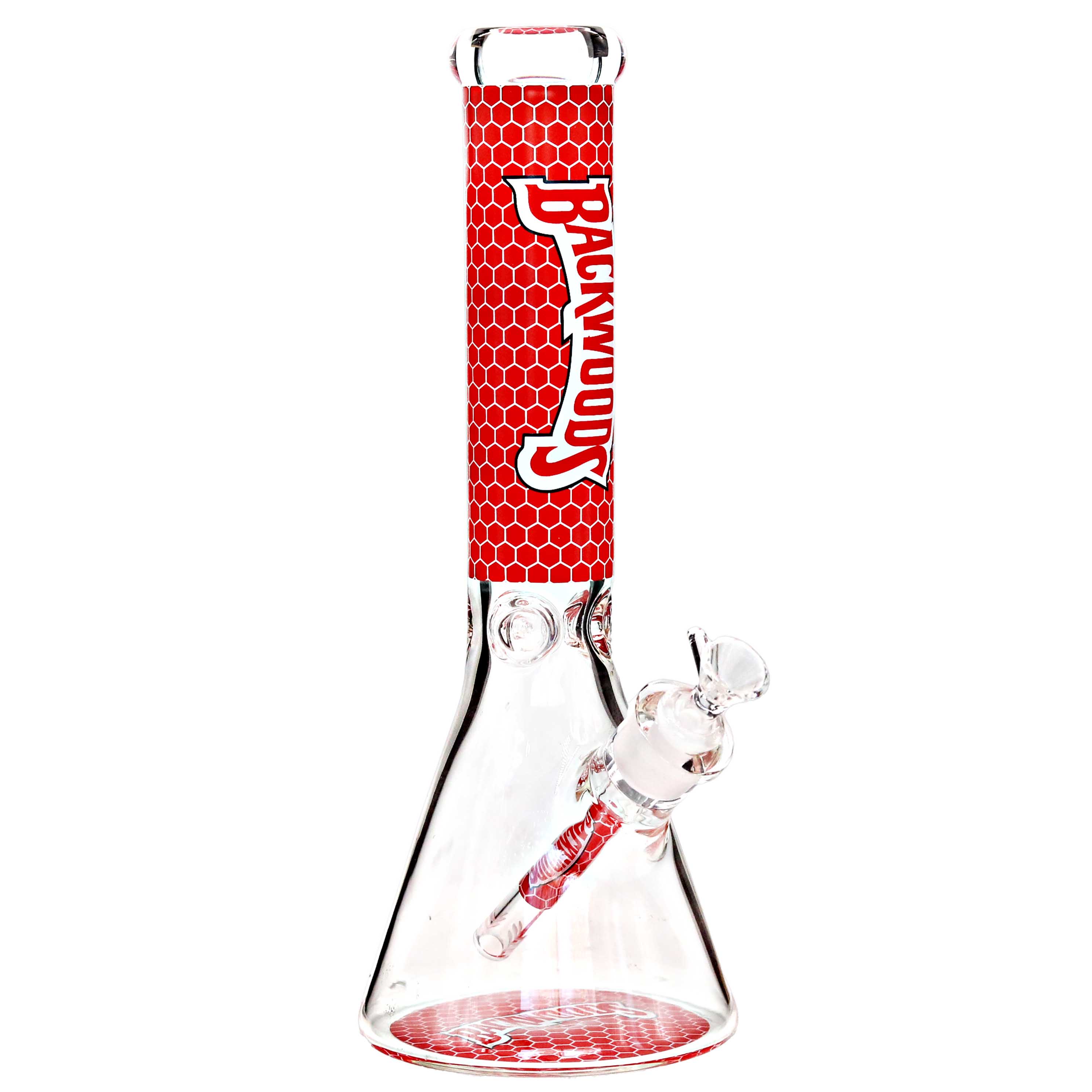 BW* Honeycomb Design Beaker Waterpipe (DY-597) | 15 inch | Assorted Colors product image