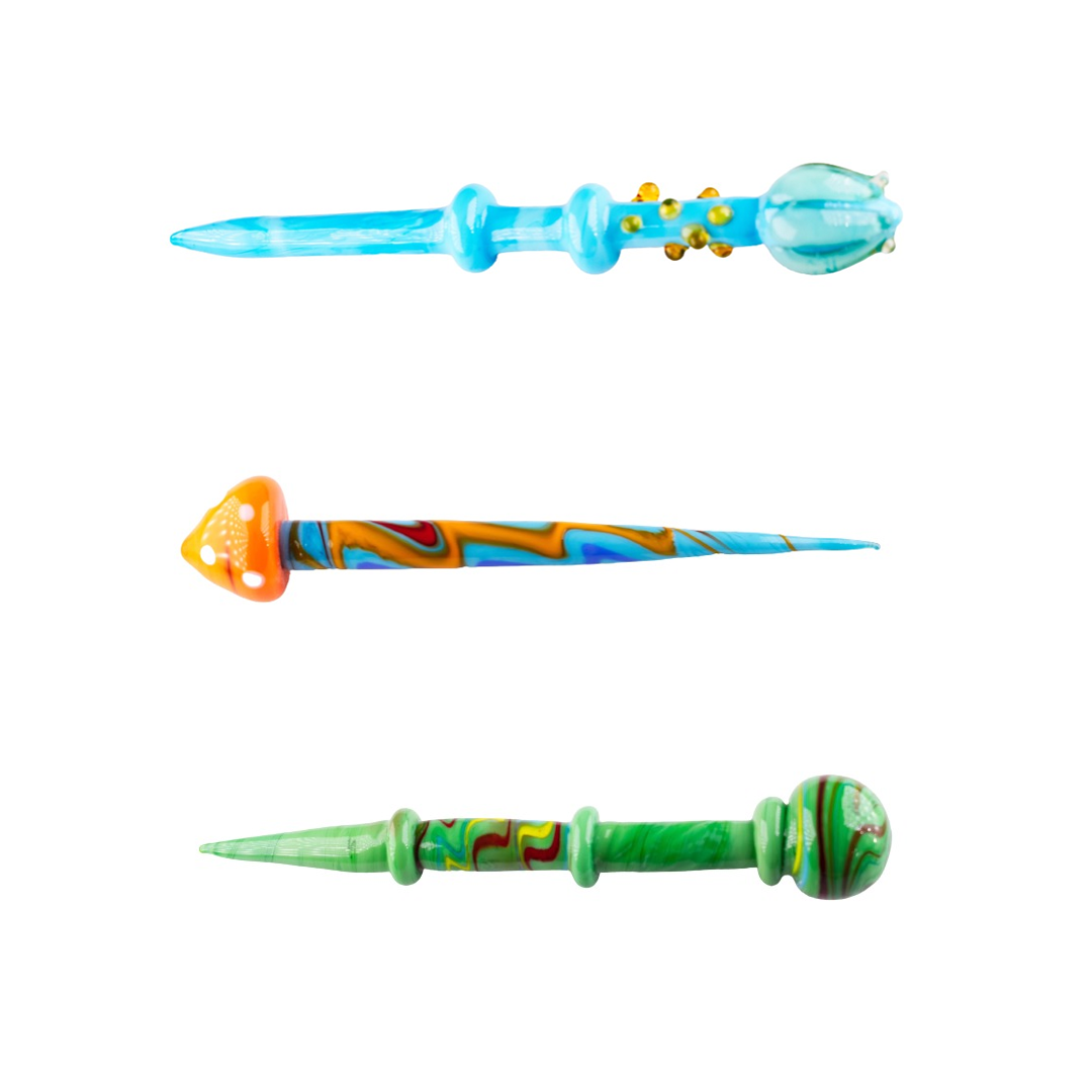 Kandy Mixed Designs Glass Dabber | Assorted Colors product image