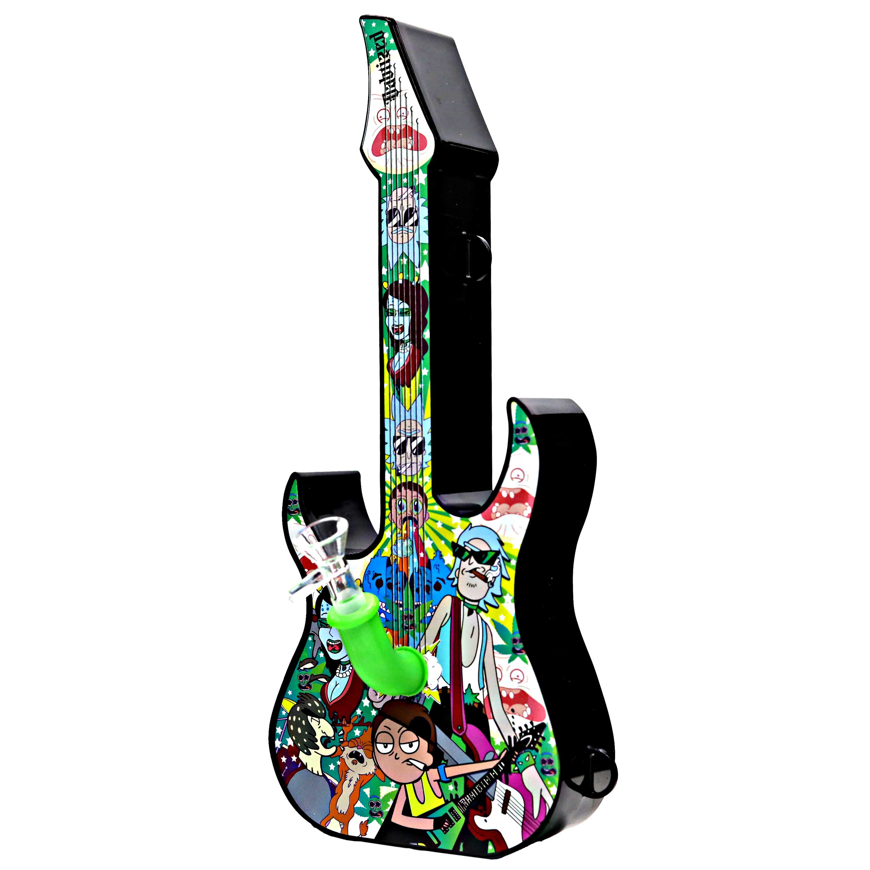 Dabtized Guitar Glass Waterpipe | 22 inch | Assorted Designs - image 2 of 2