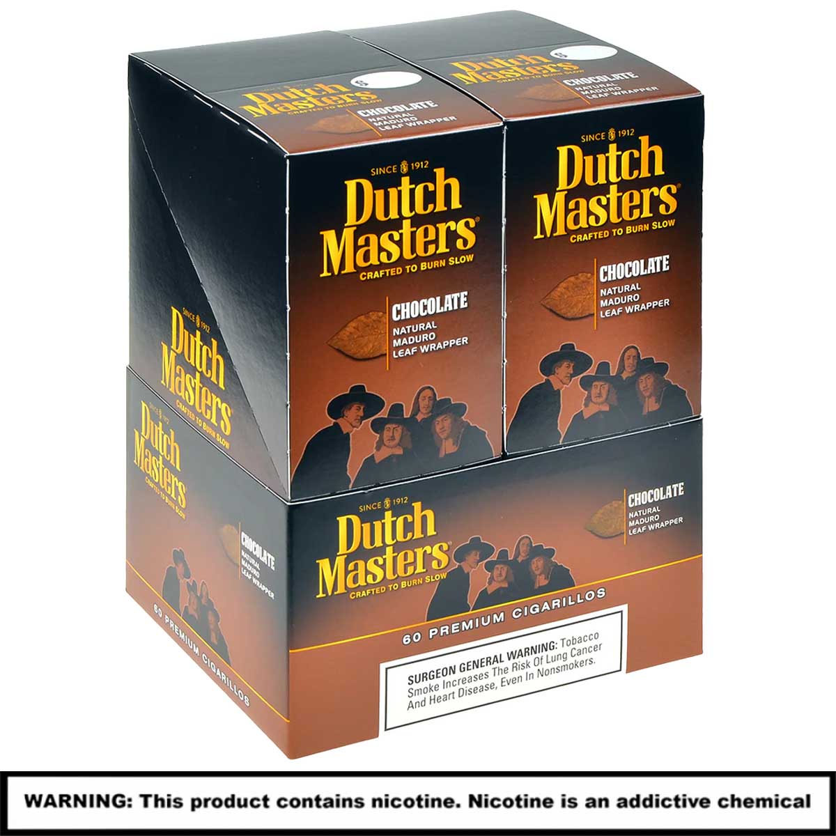 Dutch Masters Cigar Rolls | 3 Pack | 20 Count Display | CHOCOLATE product image