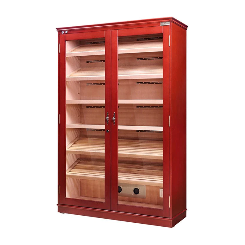 HUMIDOR4B Double Door Wooden Display | 15.5x79x48 inches product image