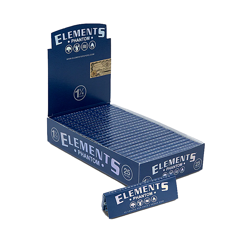 Elements Phantom Rolling Paper | 11/4 Size | 25 Count Display product image