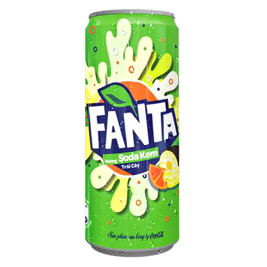 Fanta Cream Soda Can (Vietnam) | 320ml product image