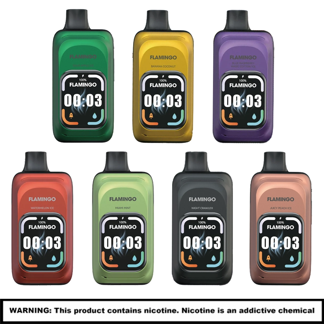 FLAMINGO SKB30000 Rechargable Disposable | 30000 Puffs | 5% Nicotine | 5 Count Display product image