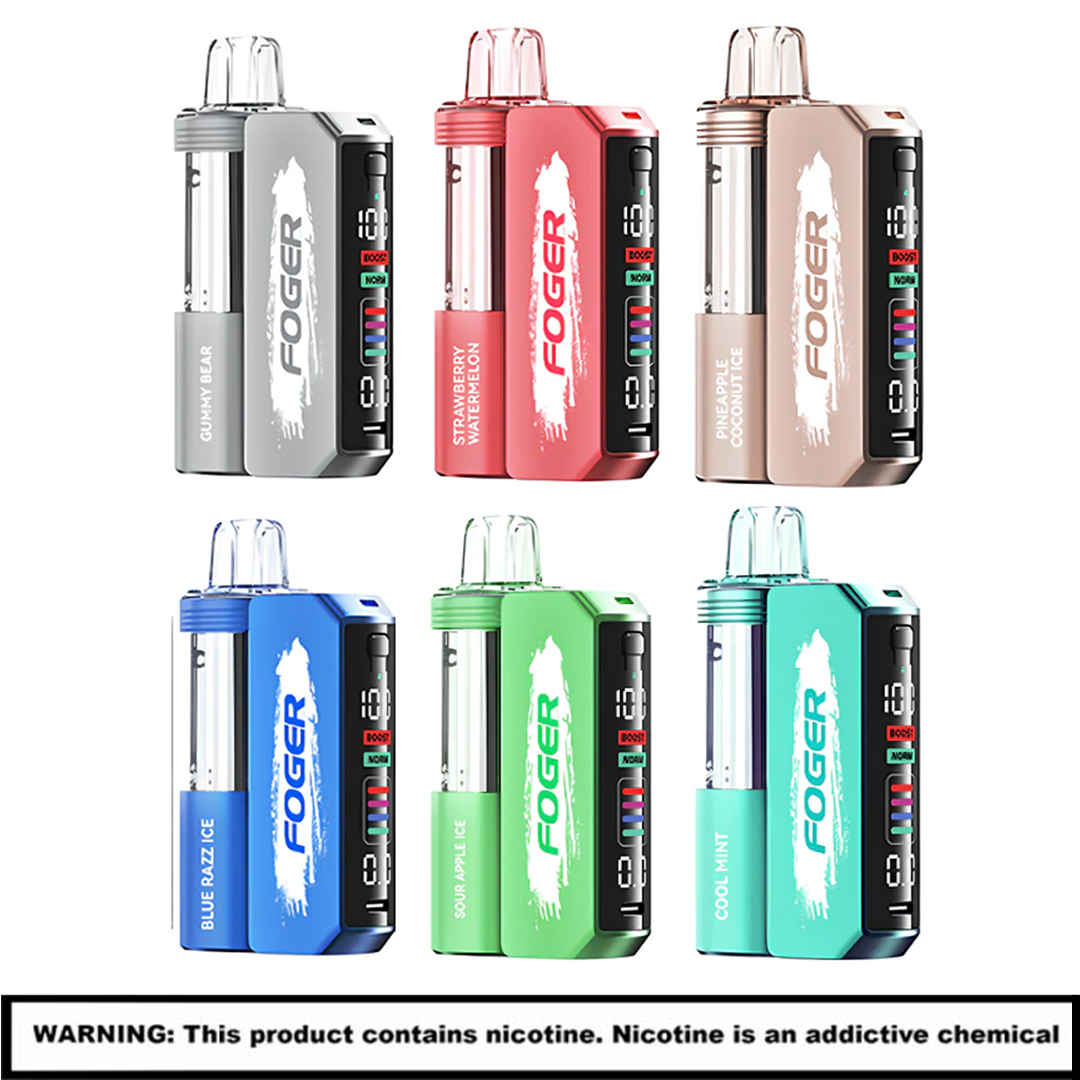 Foger Switch Pro Rechargable Disposables | 5% Nicotine | 30000 Puffs | 5 Count Display product image