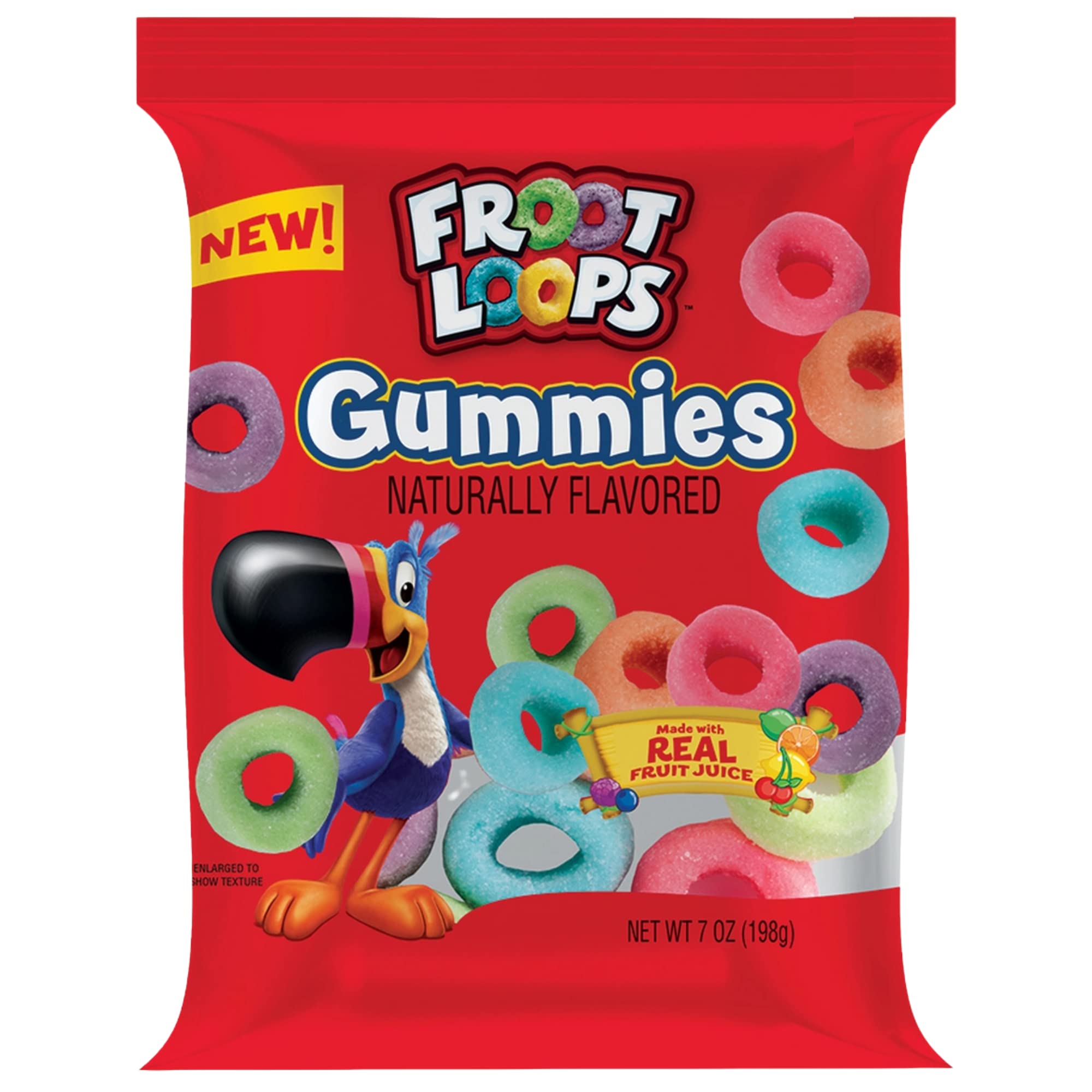 Kellogs Fruit Loops Gummies Pouch | 4oz | Turkey product image