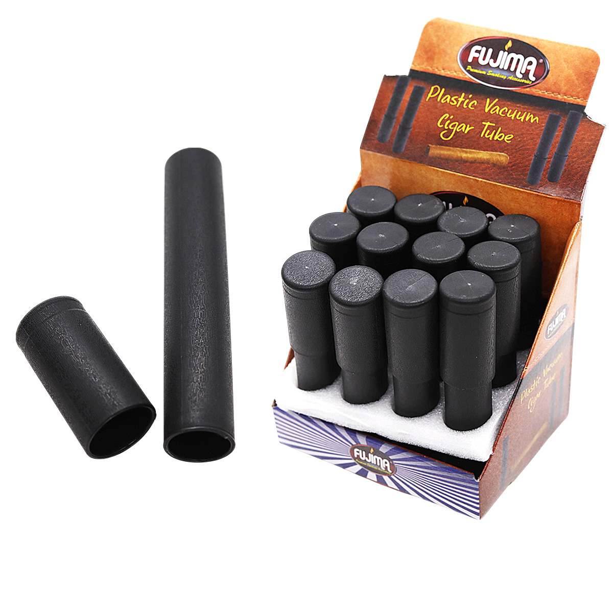 Fujima Plastic Vacuum Cigaratte Holder For 54 Gauge (HS100) | 12 Count Display product image