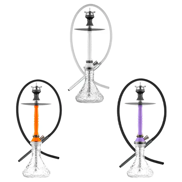 Golden Desert One Hose Hookah (GDS015) | 16 inch | Assorted Colors product image