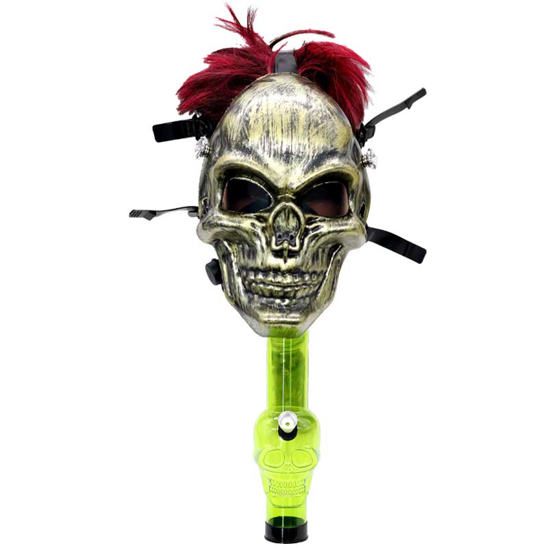 IDGAF Mixed Monster Design Silicone Gas Masks with Acrylic Pipe (GM207) | Assorted Colors - image 2 of 2