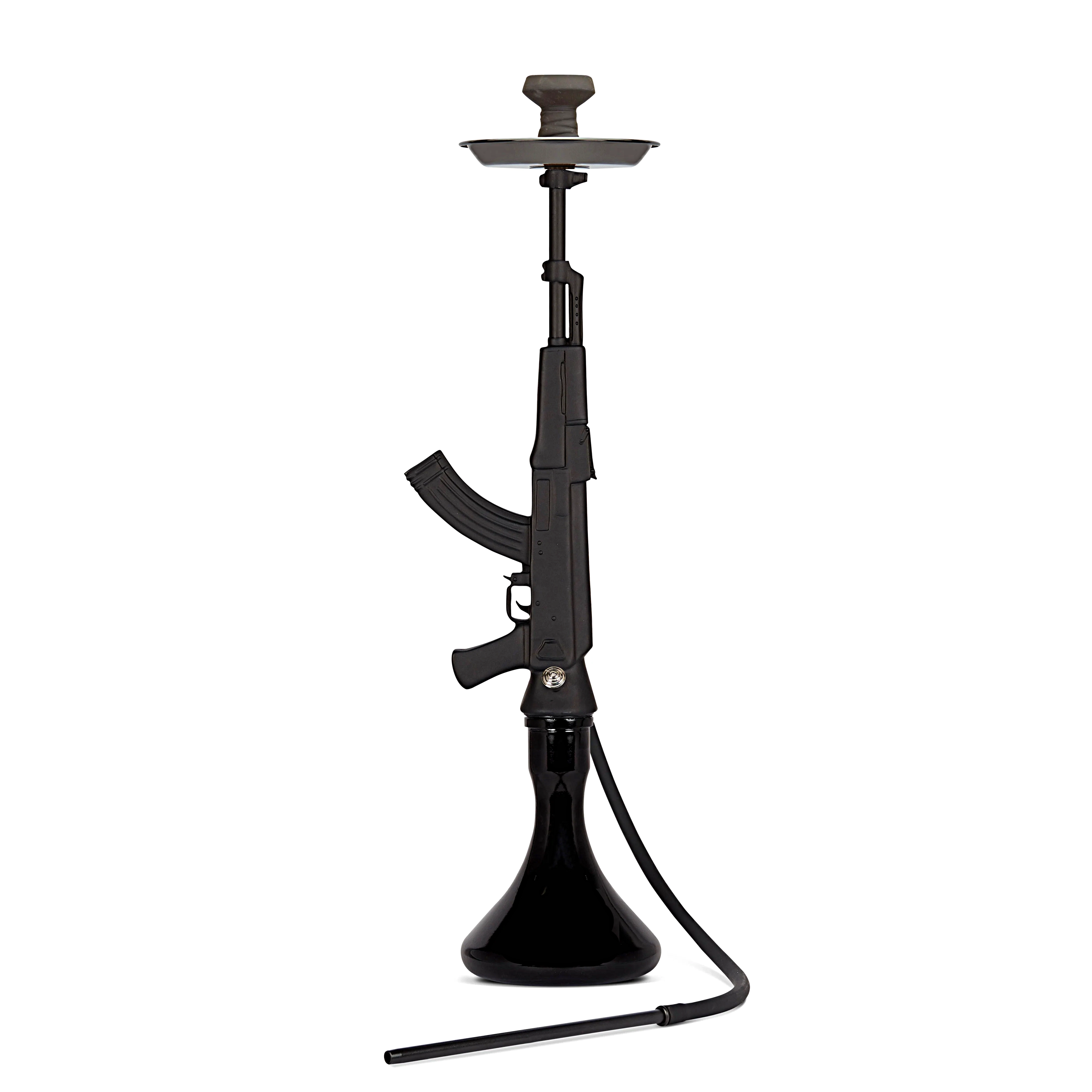 MOB AK-47 Crystal One Hose Hookah | 34 inch | Black product image