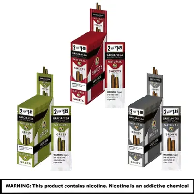 Garcia Y Vega Cigars (2 For $1.49) | 2 Pack | 10 Count Display product image
