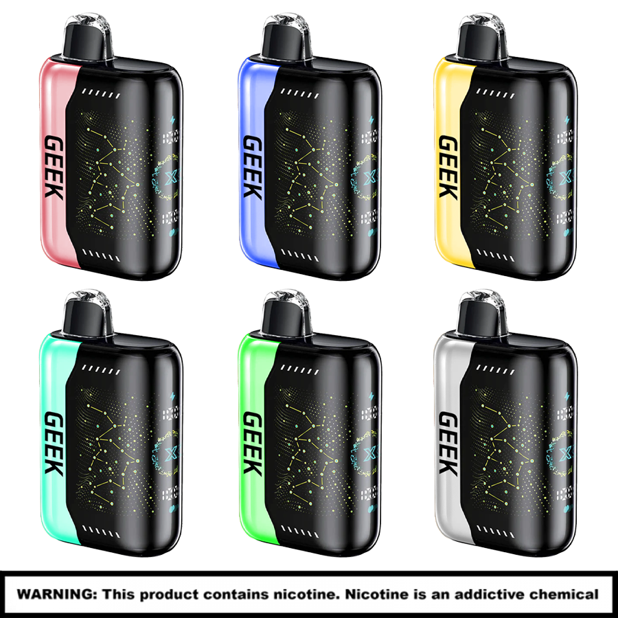 Geek X Editions Alicx Disposables | 5% Nicotine | 25000 Puffs | 5 Count Display product image