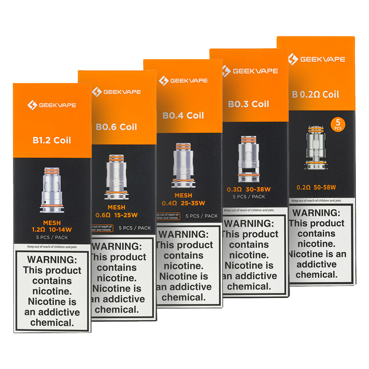Geekvape Aegis Boost (B-Series) Replacement Coil | 5 Pack product image