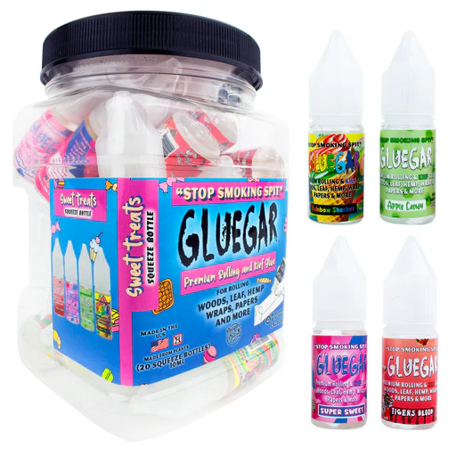 Gluegar Squeeze Bottle Rolling Glue | Sweet Treats | 20 Count Display product image