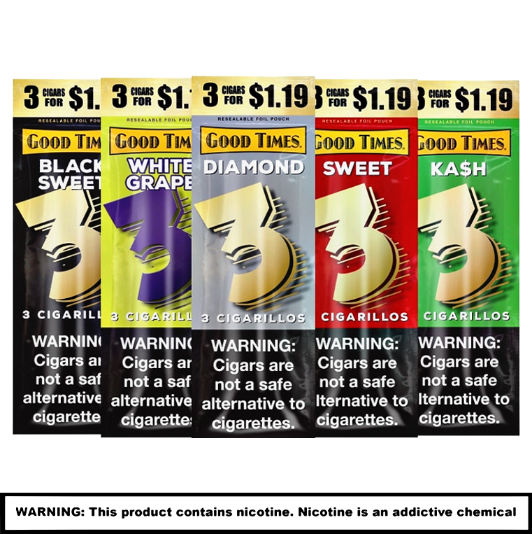 Good Times Cigars (3 For $1.19) | 3 Pack | 15 Count Display product image