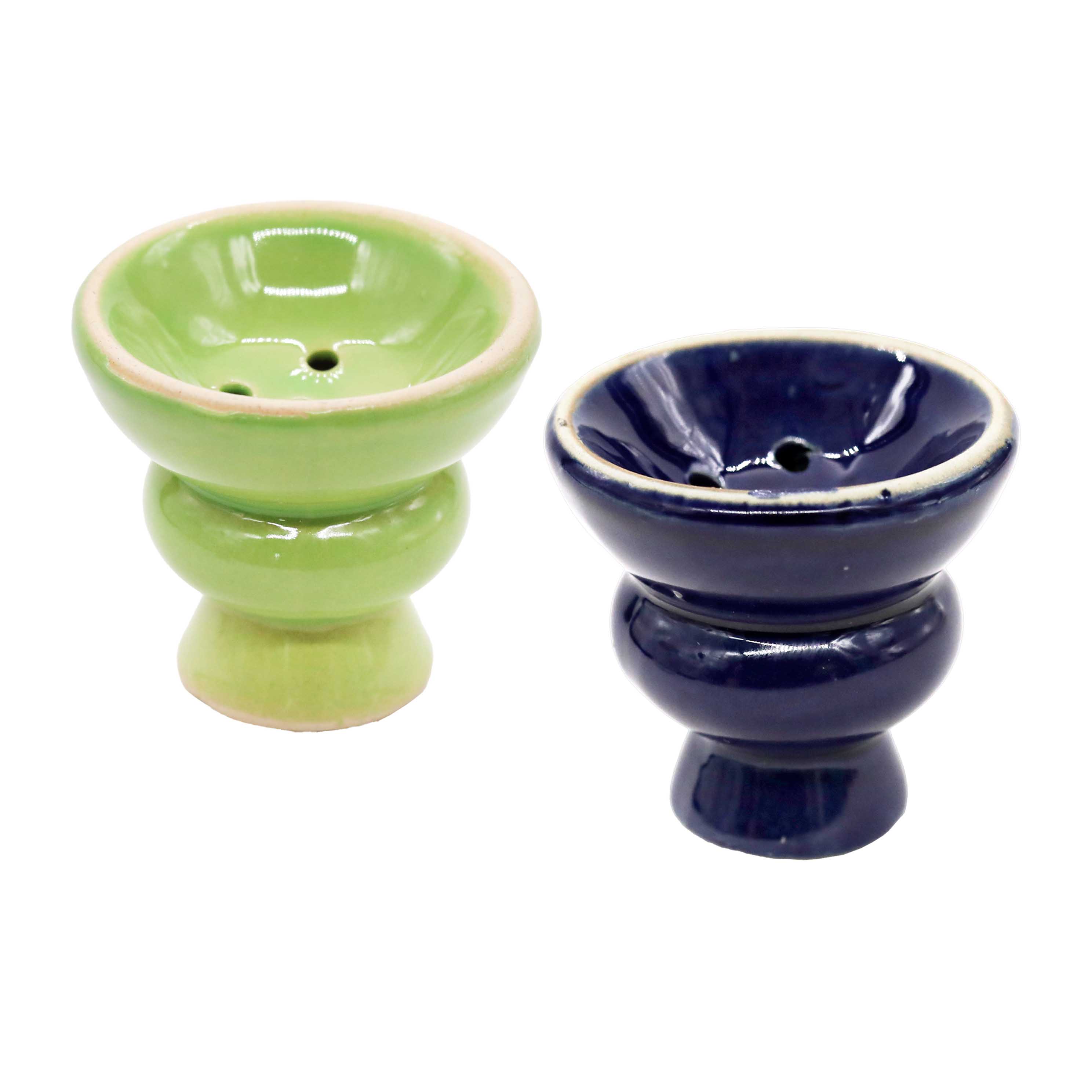 Ceramic Clay Charcoal Hookah Bowl With Rubber (HA7) | Small | Assorted Colors product image