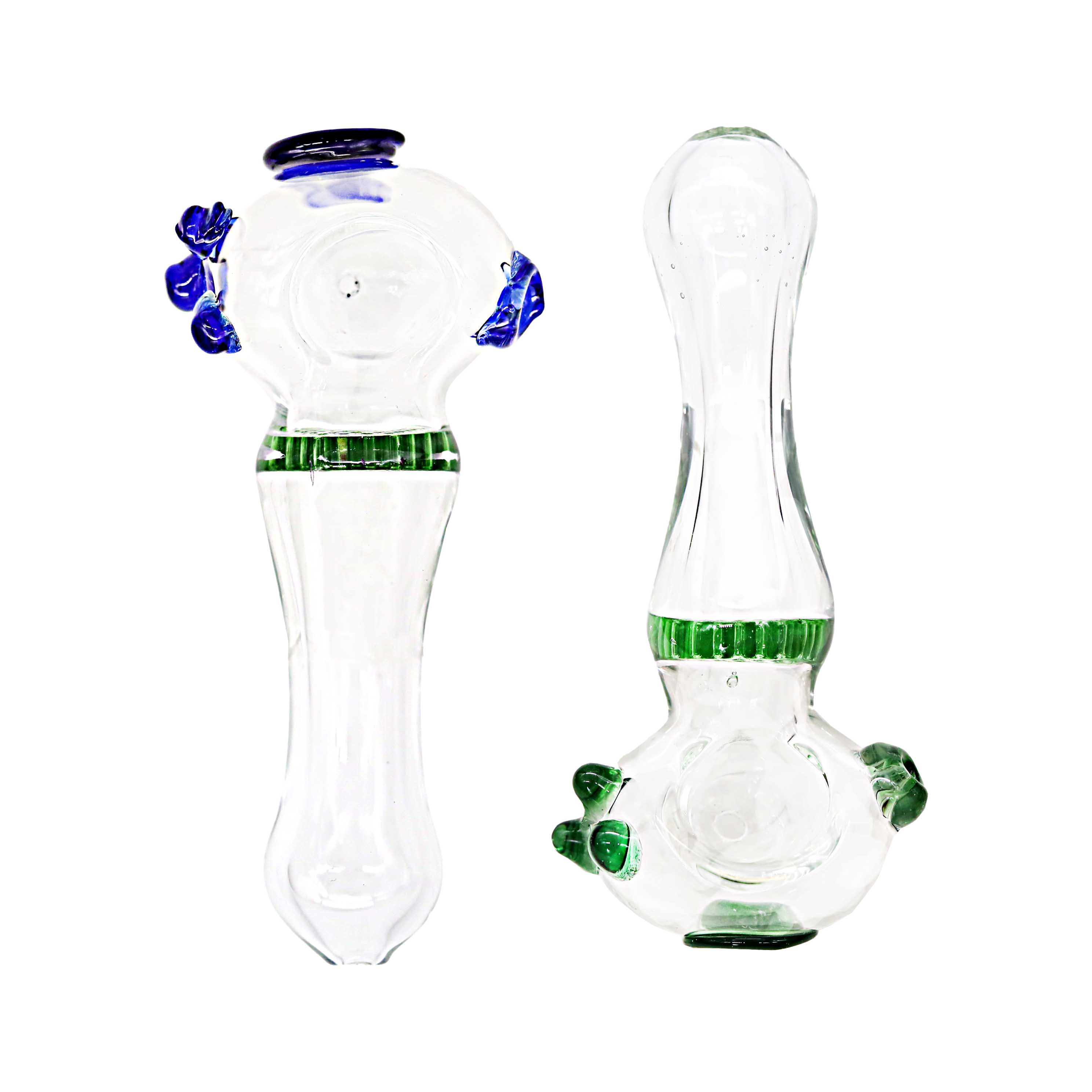Clear Honey Comb Handpipe (HP141) | 4 inch | Assorted Colors product image