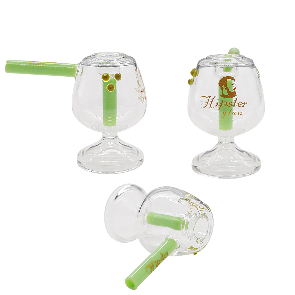 Hipster Cup Shaped Mini Waterpipe (DY017) | 4 inches | Assorted Colors product image