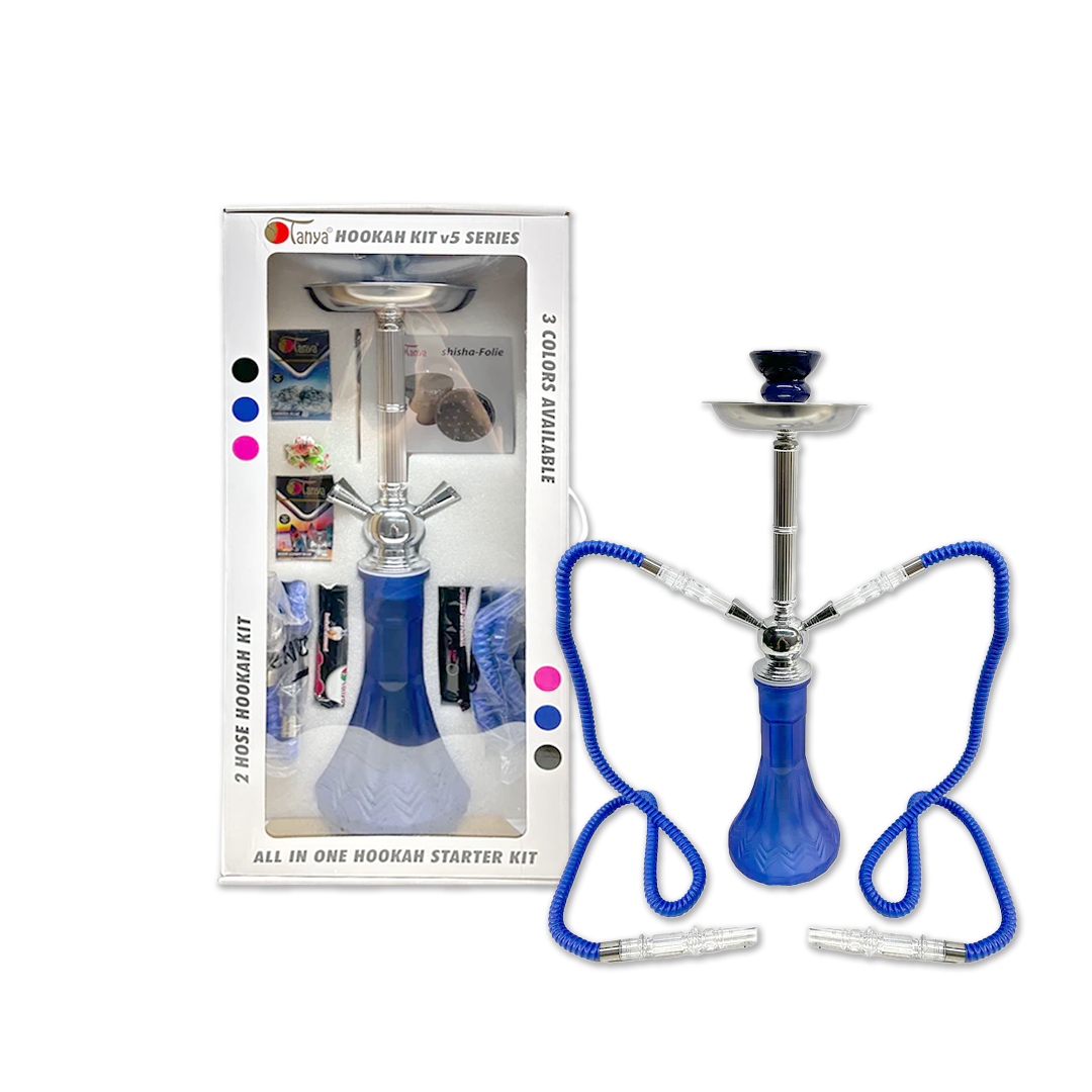 Tanya V5 Series Hookah Kit With Case | 2 Hose | 31 inches | Assorted Colors product image