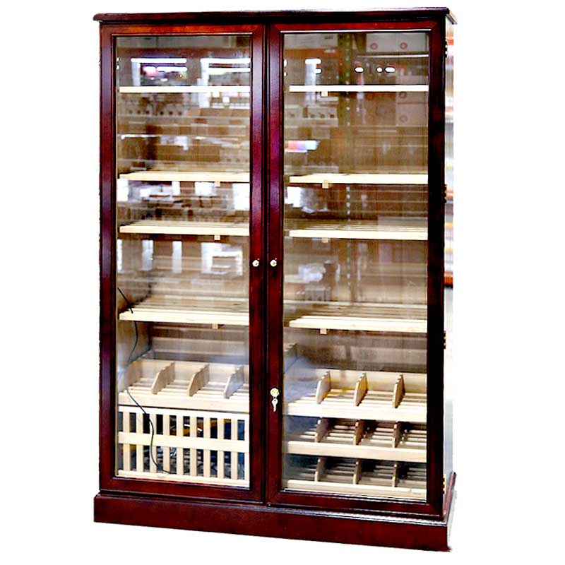 Humidor Supreme Cigar Floor 2 Door Wooden Display  product image