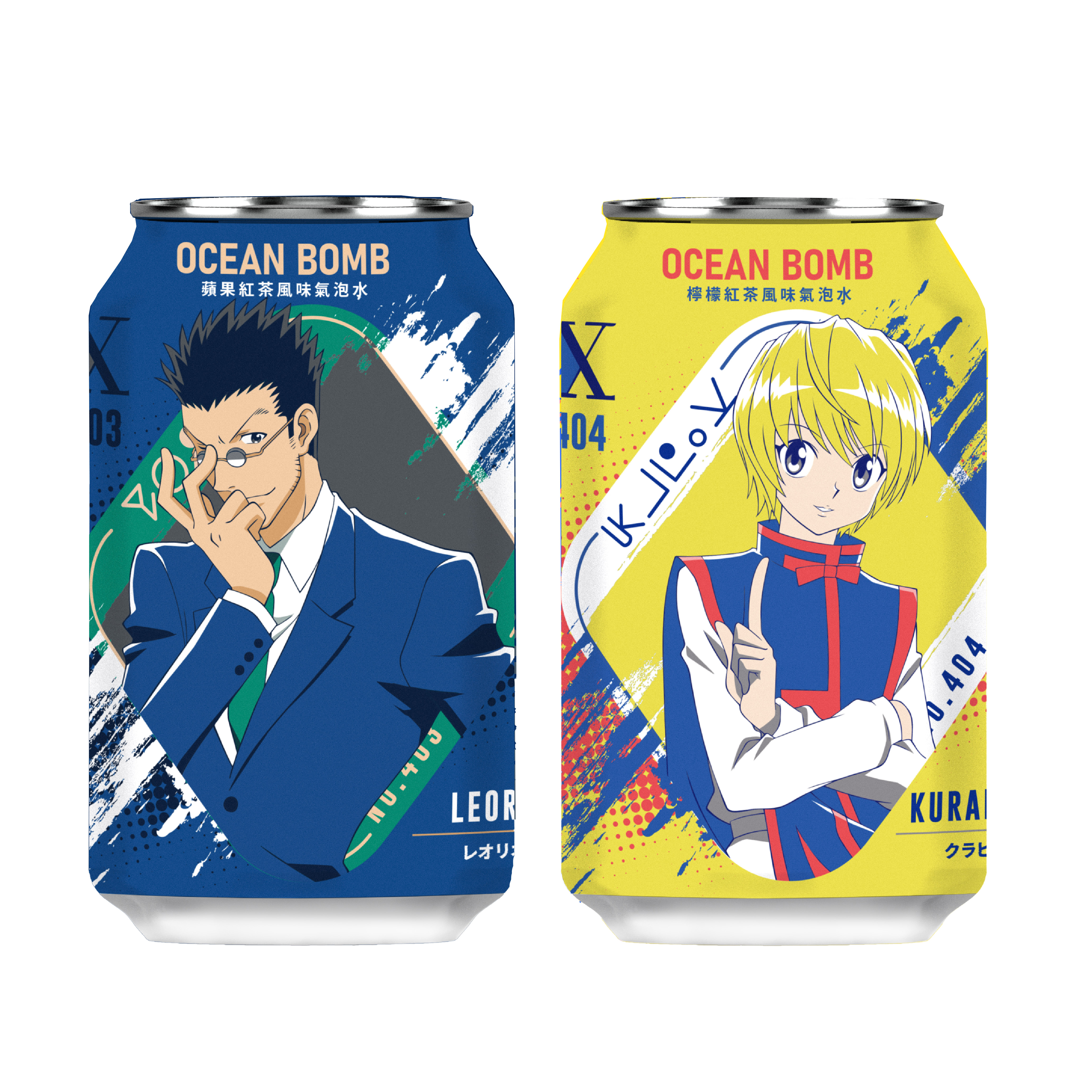 Taiwan Ocean Bomb X Hunter X Hunter Sparkling Water | 330ml product image