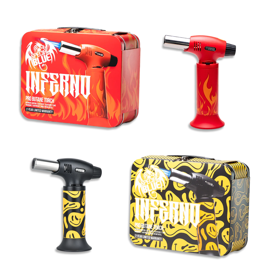 Special Blue Inferno Tin Shaped Flame Torch (INF23) product image