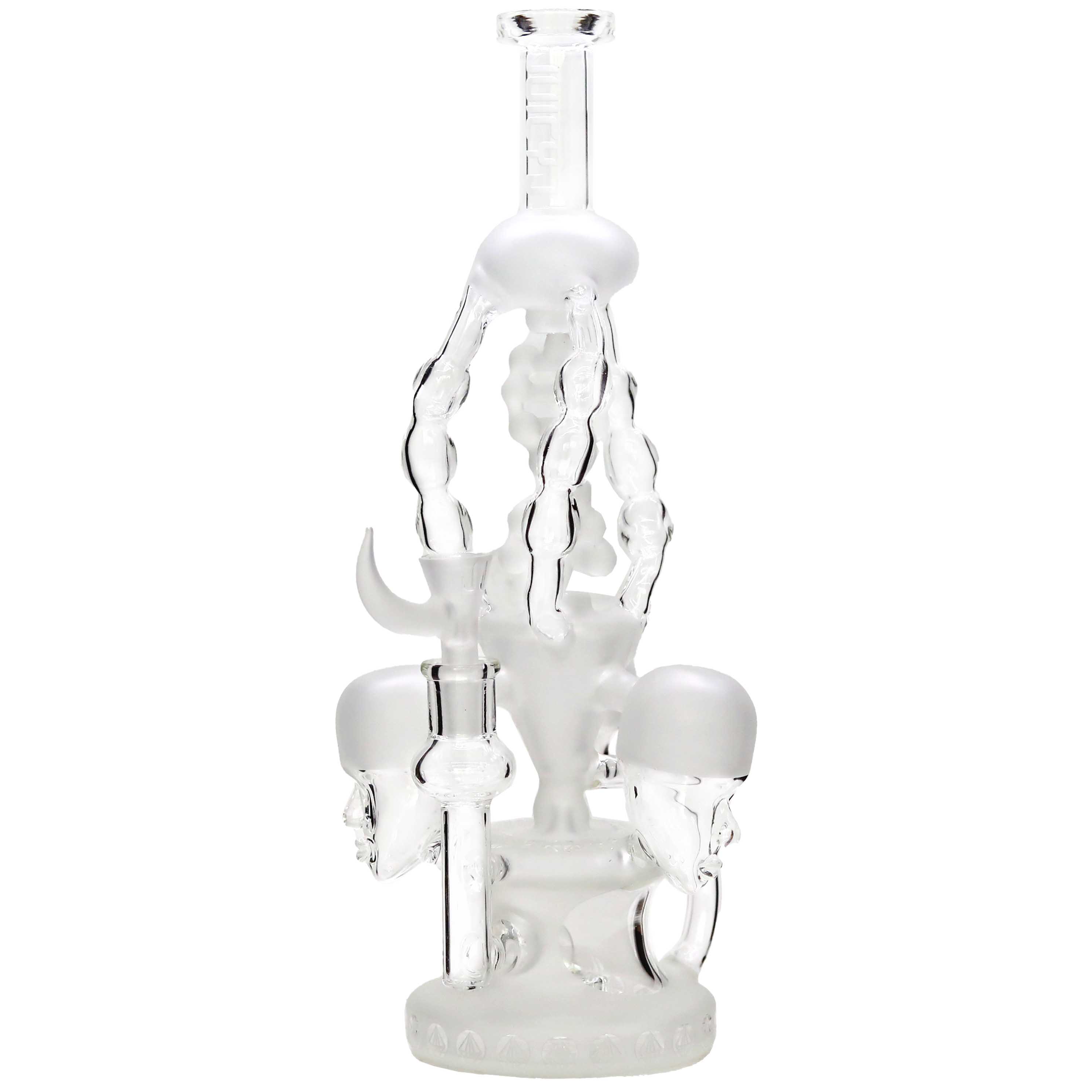 Cheech Juicy J Spinning DNA Design With Chains And Dome Perc Recycler Waterpipe (JJ-201) | 14 inch - image 1 of 2