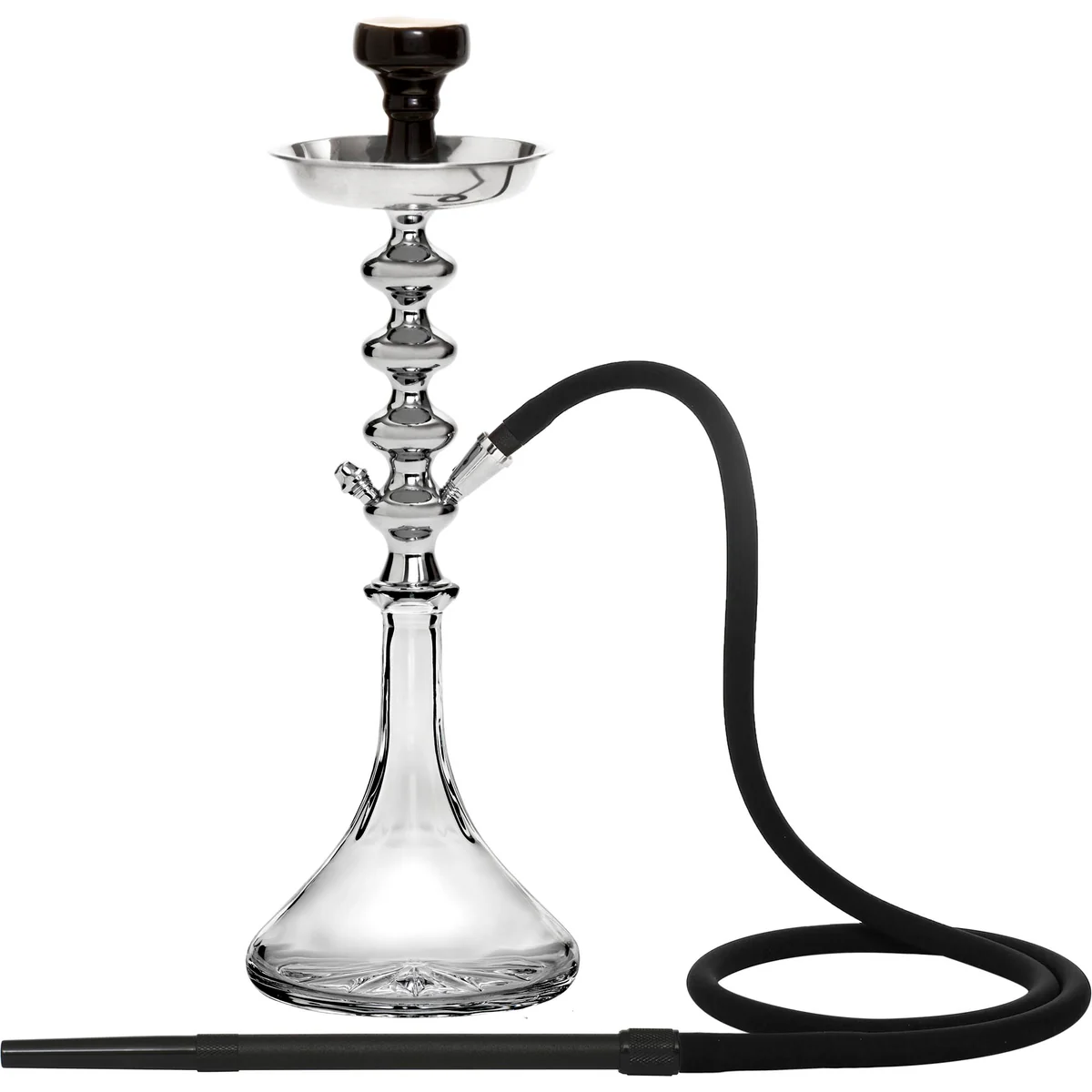 MYA KHUFU (267) Clear Crystal One Hose Hookah | 20 inch product image