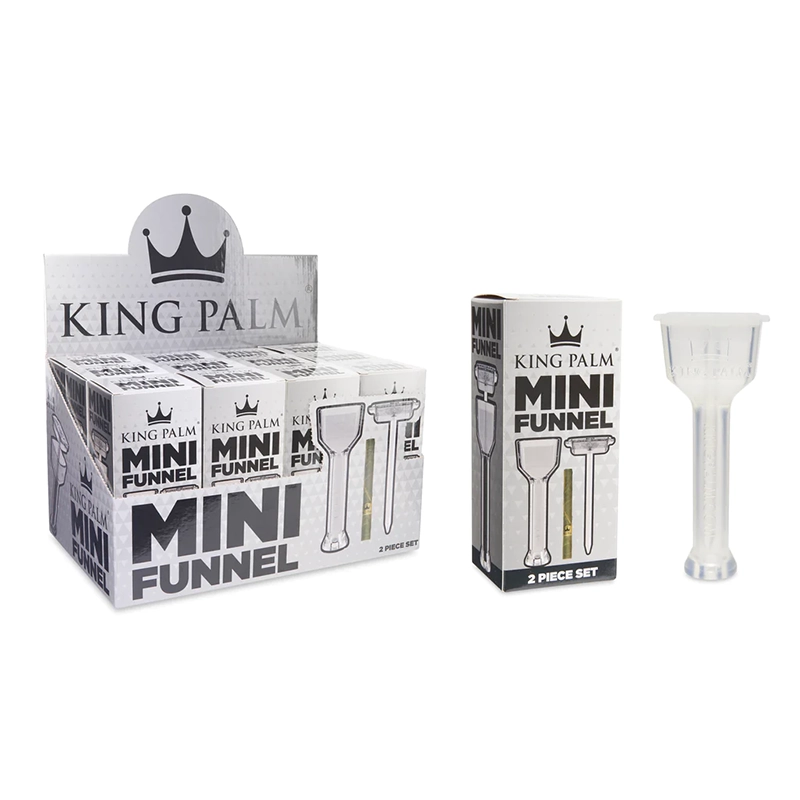King Palm Mini Funnel | Clear | 12 Count Display product image