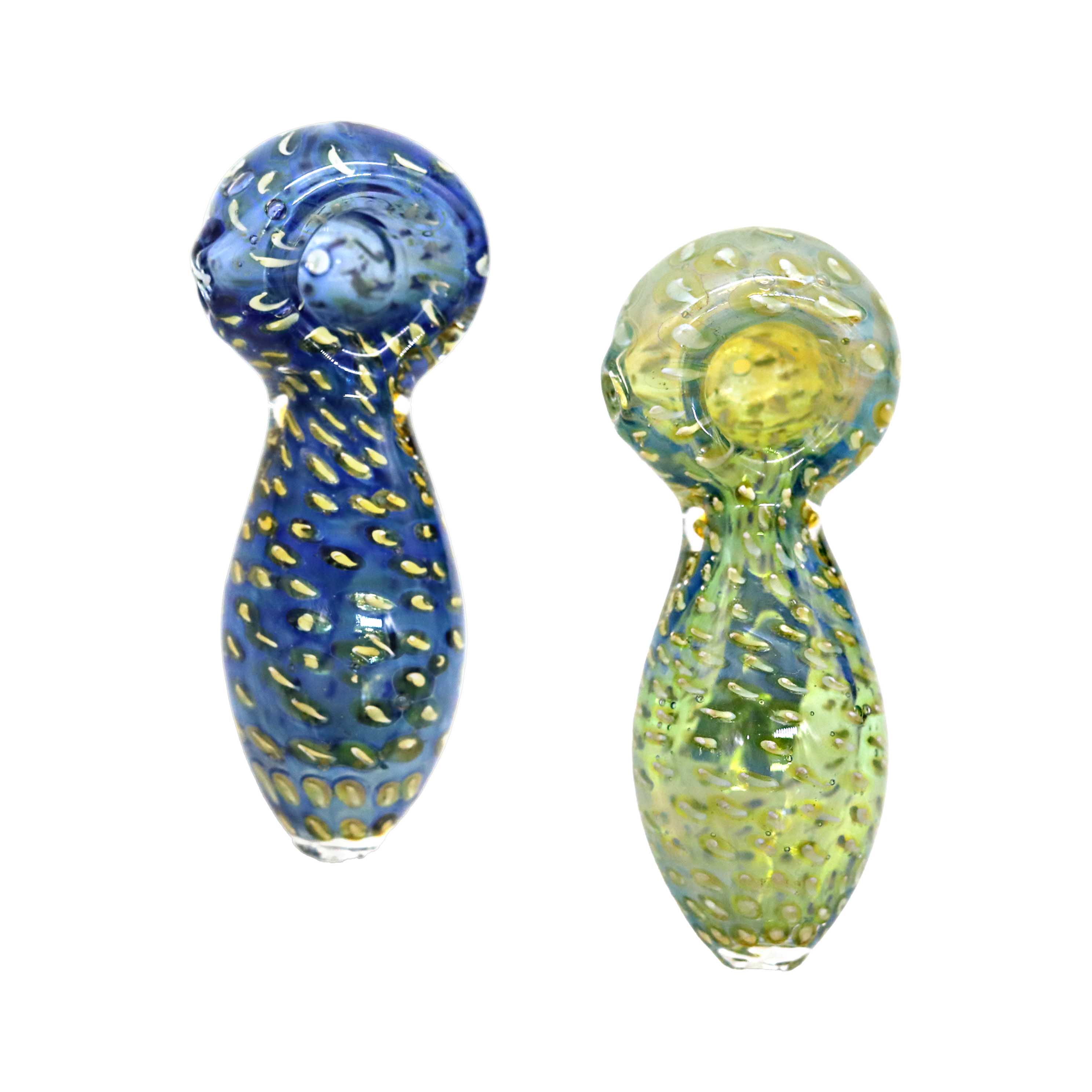 Egg Spiral Heavy Handpipe (LP-050) | 4 inch | Assorted Colors product image