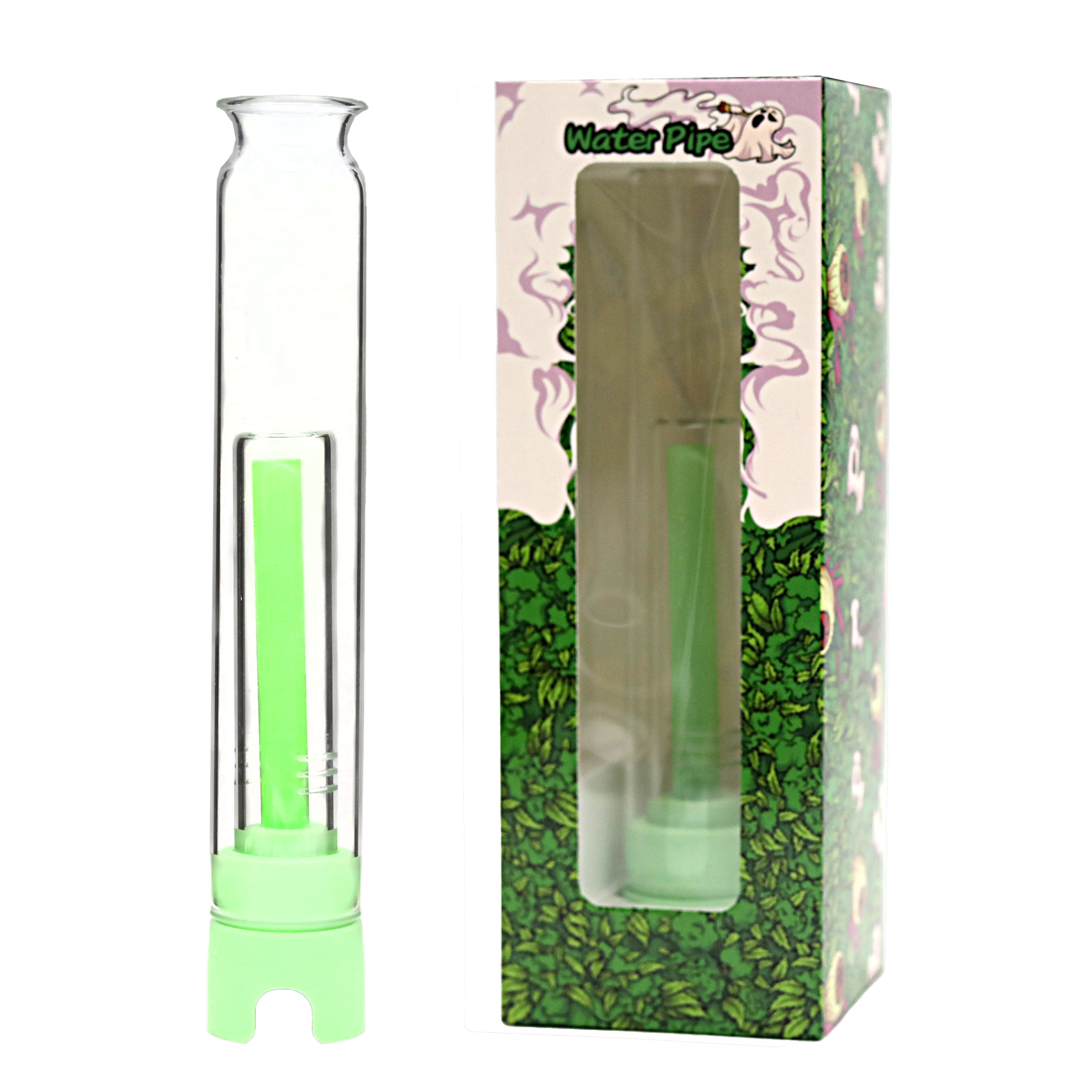 Rukioo Detachable Silicone Base Cylindrical Waterpipe (LQN0014) | 8 inch | Assorted Colors product image