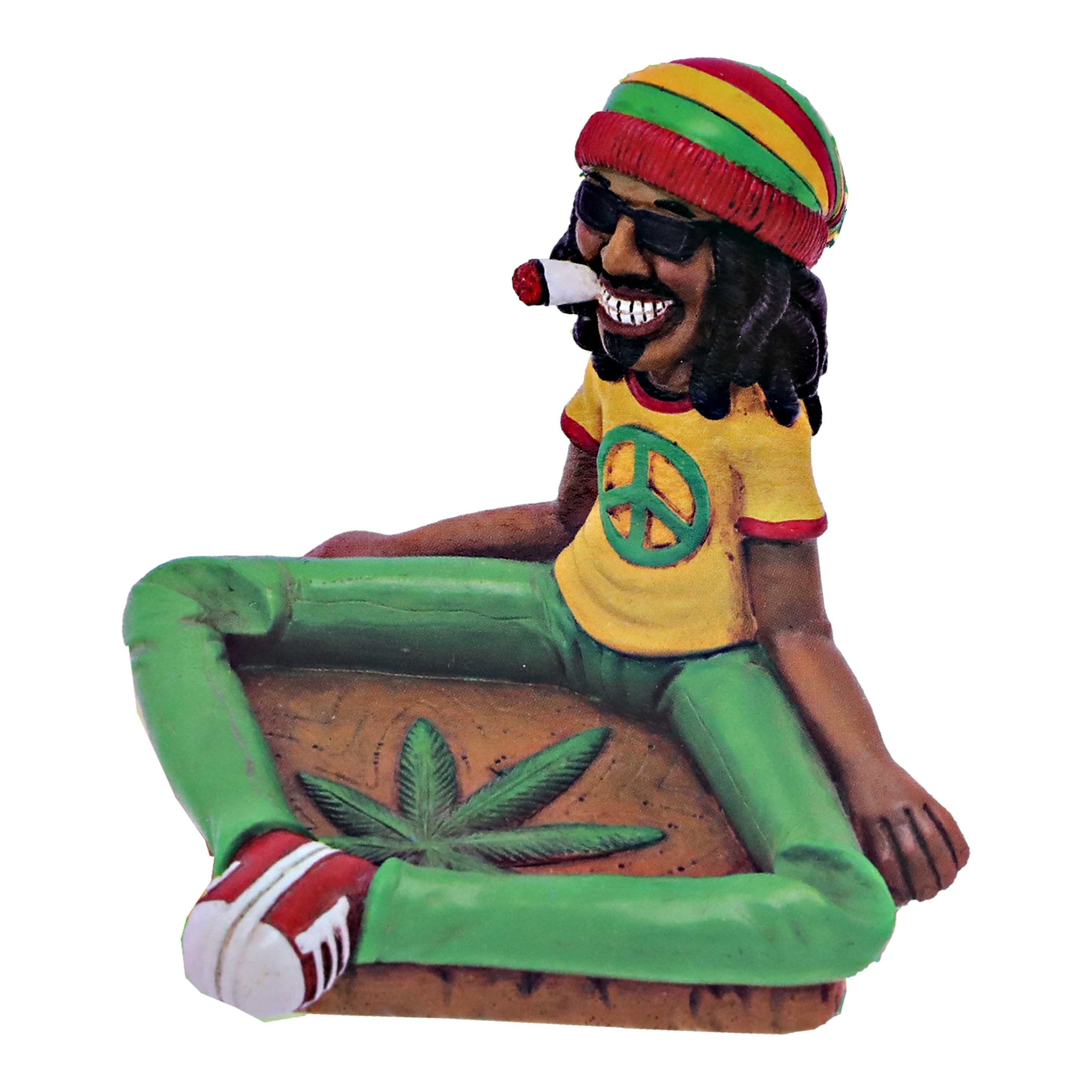 Fujima Jamaican Stretchig Ashtray (LT248) | 5.9 inches product image